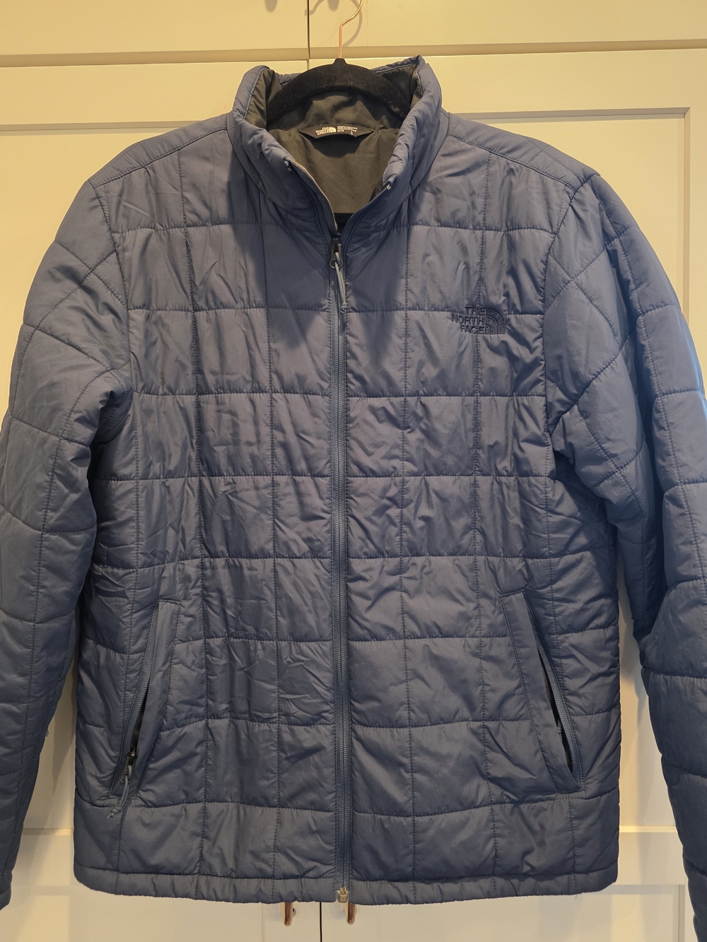 The North Face Men’s Light Blue Quilted Puffer Jacket